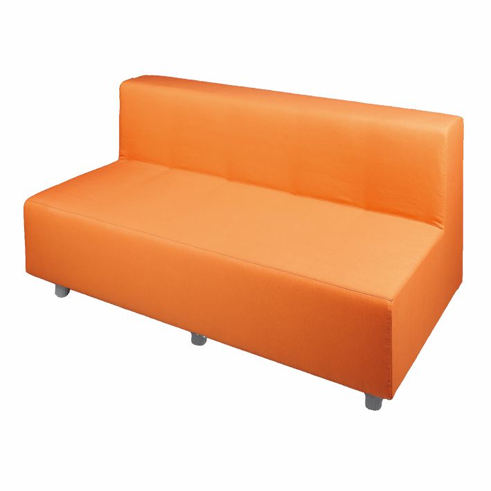 3-Sitzer Sofa ALEX, SH 39 cm, Stoff B1 6 Farben